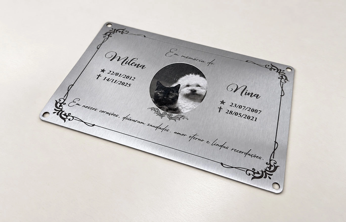 Placas para Túmulos Personalizadas